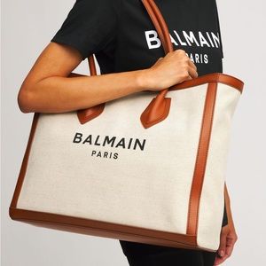Balmain Canvas Tote